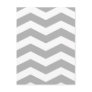 Grey zigzags postcards