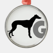 Greyhaus Big G Christmas Tree Ornaments
