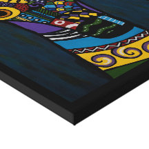 "Greyhound 2011" Canvas Art Print by Lara Kulpa Stretched Canvas Prints