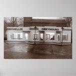 Greyhound Bus Station, McMinnville Tennessee  Posters