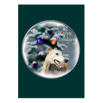 Greyhound Christmas Gifts Business Card Template