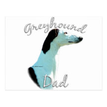 Greyhound Dad 2 Postcard