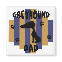 Greyhound Dad Magnet