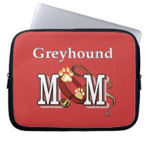 Greyhound Dog Mom Gifts Laptop Computer Sleeve