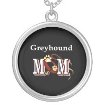 Greyhound Dog Mom Gifts Necklaces