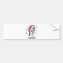 greyhound dog racing retro bumper sticker