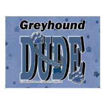 Greyhound DUDE Post Cards