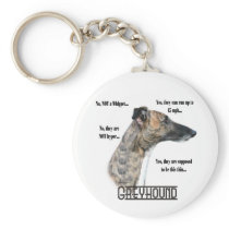Greyhound FAQ Keychain