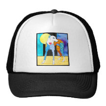 GREYHOUND HAPPY TRUCKER HATS