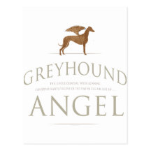 Greyhound...Like an Angel Postcard