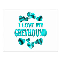 GREYHOUND Love Postcards