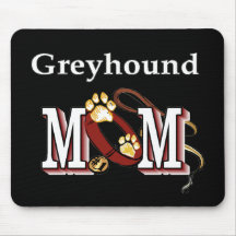 Greyhound MOM Gifts Mouse Pads