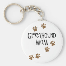 Greyhound Mom Key Chains