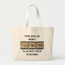 Greyhound on a mission tote bag