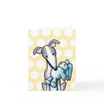 Greyhound On Yellow Cards