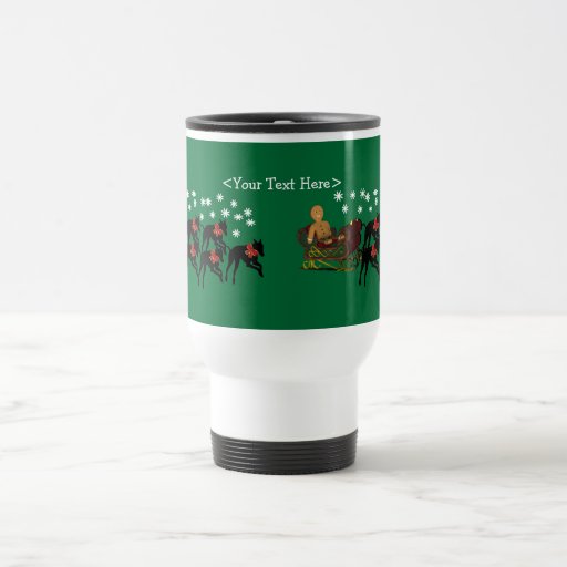 Greyhound Personalized Christmas Holiday Mug