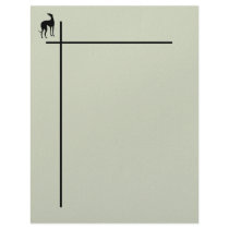 "Greyhound Silhouette" Letterhead Design