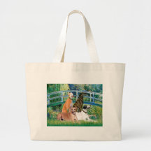 Greyhounds (four) - Bridge Canvas Bag
