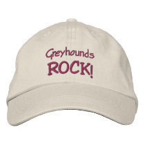 Greyhounds Rock Cute Embroidered Baseball Cap