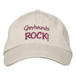 Greyhounds Rock Embroidered Baseball Cap embroidered hats