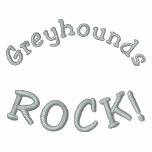 Greyhounds Rock Embroidered Ladies Zip Hoodie