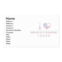 Greys Prairie, Texas Business Cards