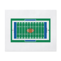 grid iron football field graphic flyers