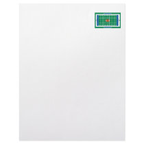 grid iron football field graphic personalized letterhead