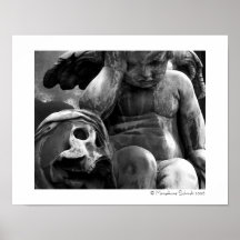 Grieving Cherub Poster