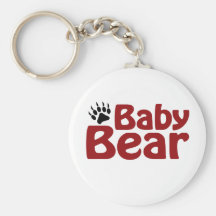 Griffe d'ours de bébé porte-clés