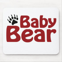 Griffe d'ours de bébé tapis de souris