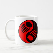 Griffe d'ours Yin Yang Tasse
