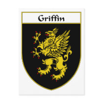Griffin Coat of Arms/Family Crest Post Cards