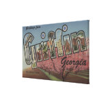 Griffin, Georgia - Large Letter Scenes Canvas Prints