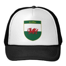 Griffin Welsh Flag Shield Mesh Hat