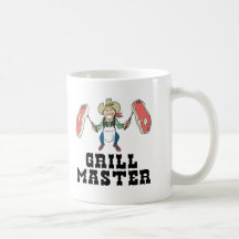 Grill Master Cowboy Coffee Mug