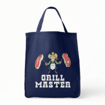 Grill Master Cowboy Tote Bags