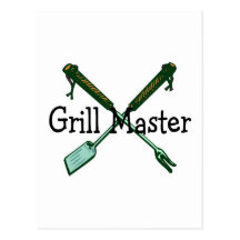 Grill Master Post Card