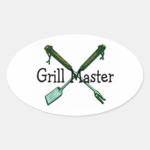 Grill Master Stickers