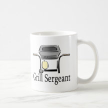 Grill Sergeant Aprons and Gifts. Mug