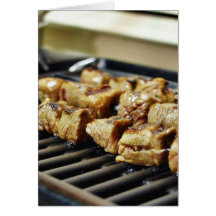 Grilled Beef Kabobs Food Card