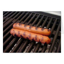 Grilled Hot Dogs Card