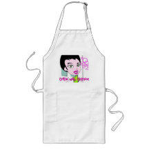 Grillin avec le tablier de GirlPaint
