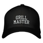 GRILLMASTER EMBROIDERED BASEBALL CAPS