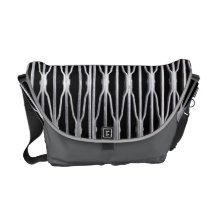 Grillwork Abstract Rickshaw Messenger Bag