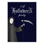 Grim Reaper Gothic Halloween Party Invitation