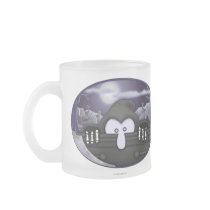 Grim Reaper Kilroy Frosted Mug