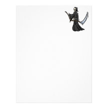 Grim Reaper Letterhead Template