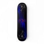 Grim Reaper with Blue Flames Skateboard Decks