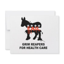 Grim reapers for healthcare announcement